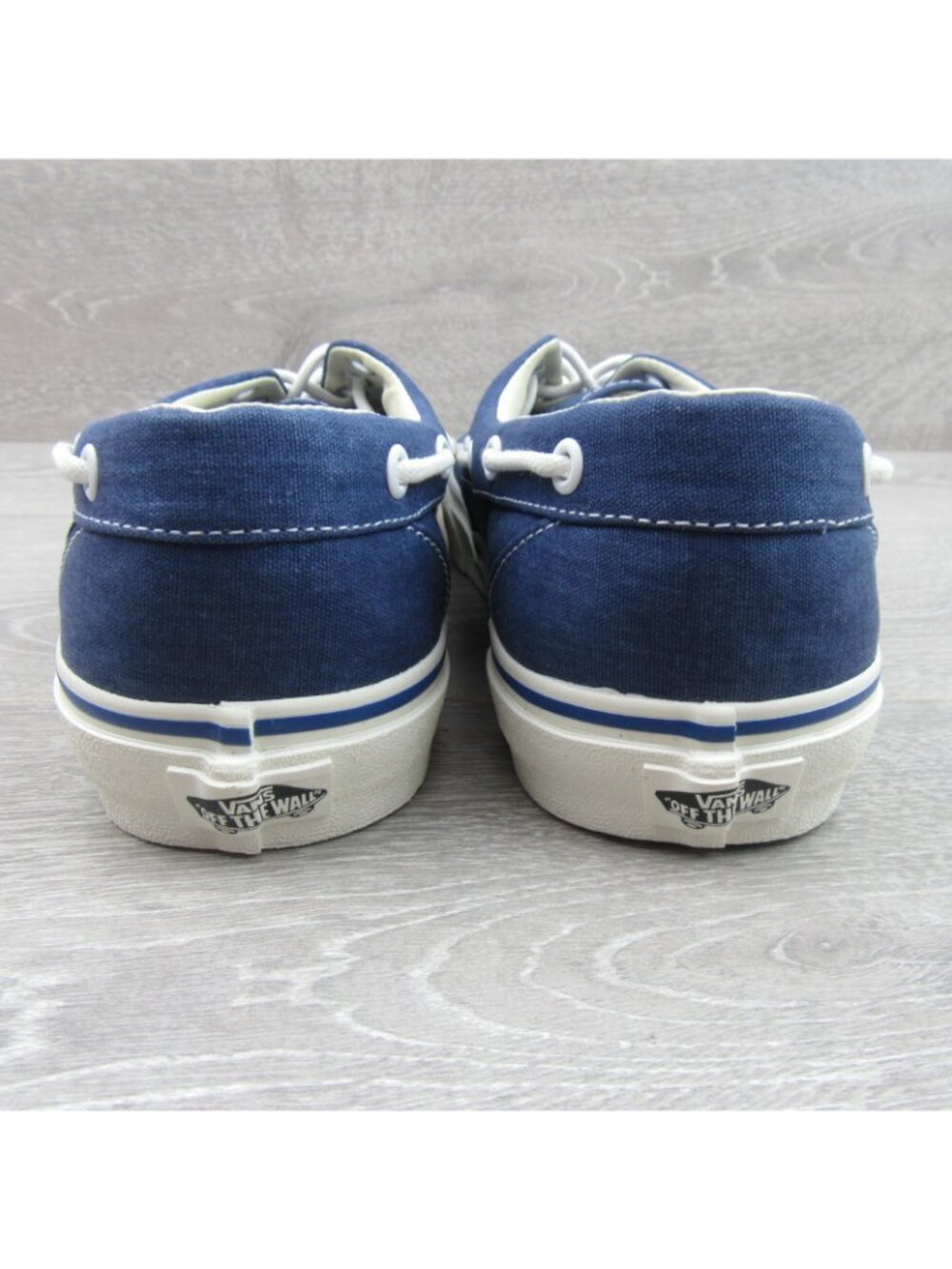 Vans Authentic Boat Lifestyle Shoes Men's Size 10 Navy Blue NEW - Picture 8 of 16